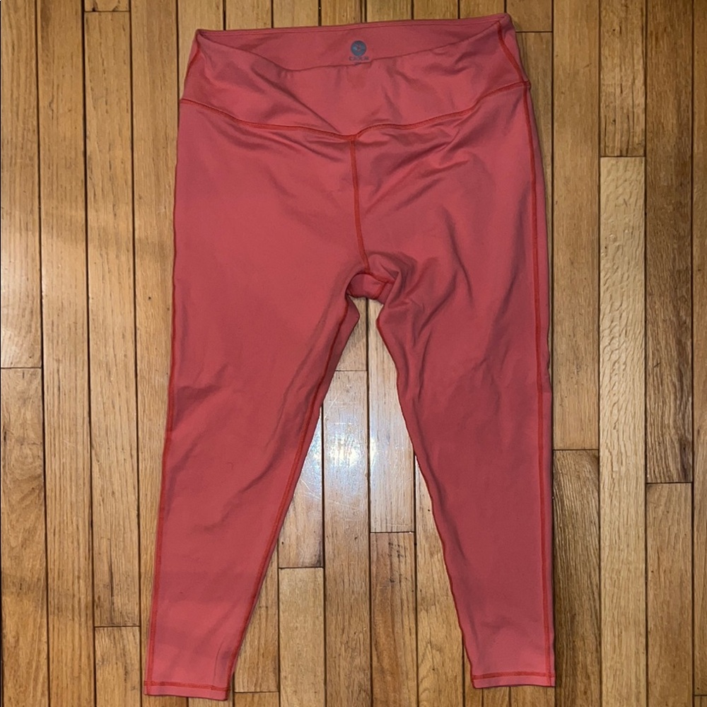 Light peachy pink orange Cita active-wear leggings